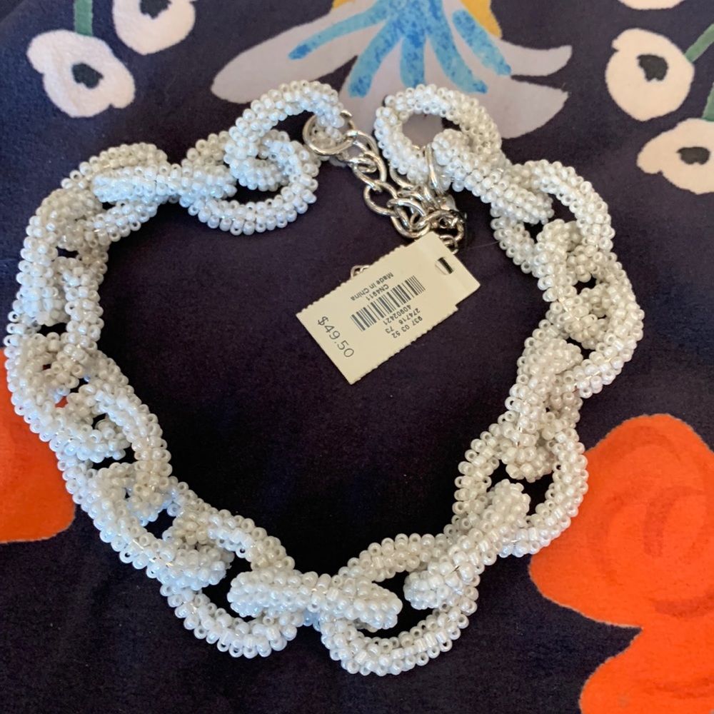 Talbots chain link sparkle necklace. NWT. Original retail 120. Outlet price‎ 50